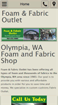 Mobile Screenshot of foamfabricoutlet.com